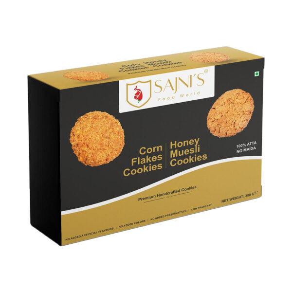 Corn Flakes & Honey Muesli Cookies